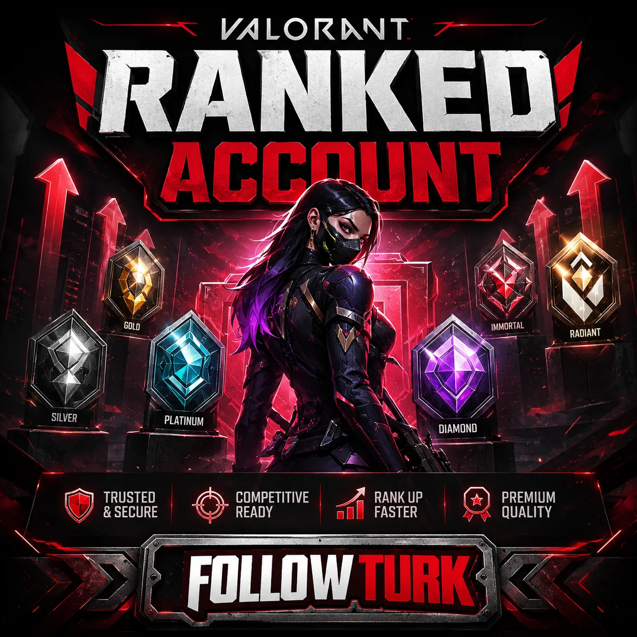 Valorant Ranked Accounts