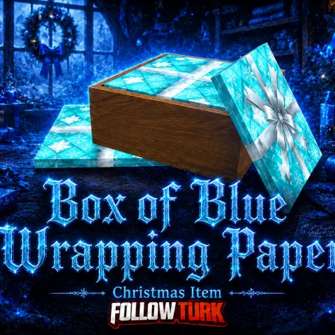 Box of Blue Wrapping Paper - MM2 - FollowTurk