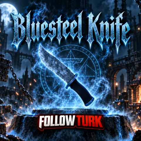 Bluesteel Knife - MM2 - FollowTurk