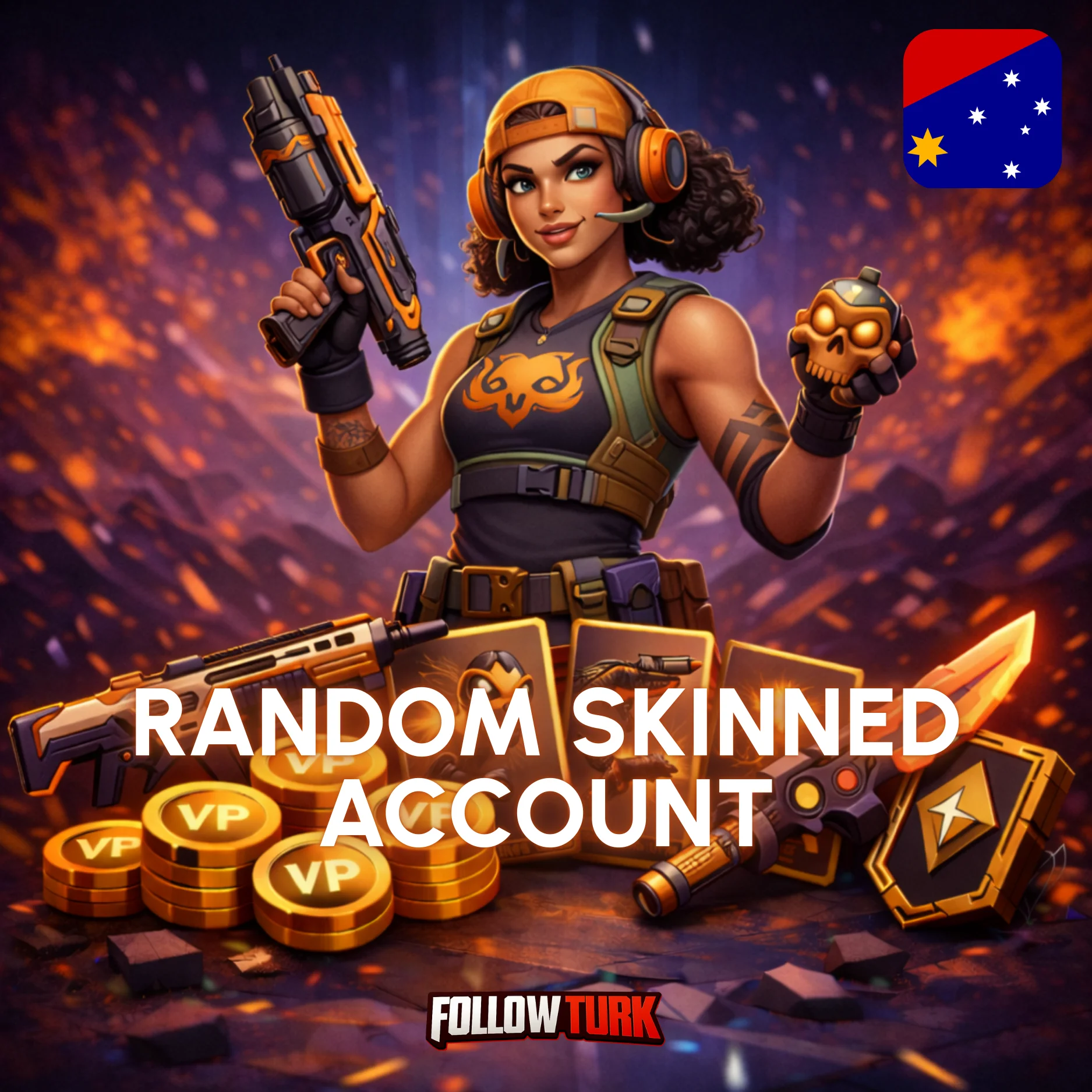 AP - Conta Aleatória com Skins (Ásia-Pacífico) - Acesso Total - FollowTurk