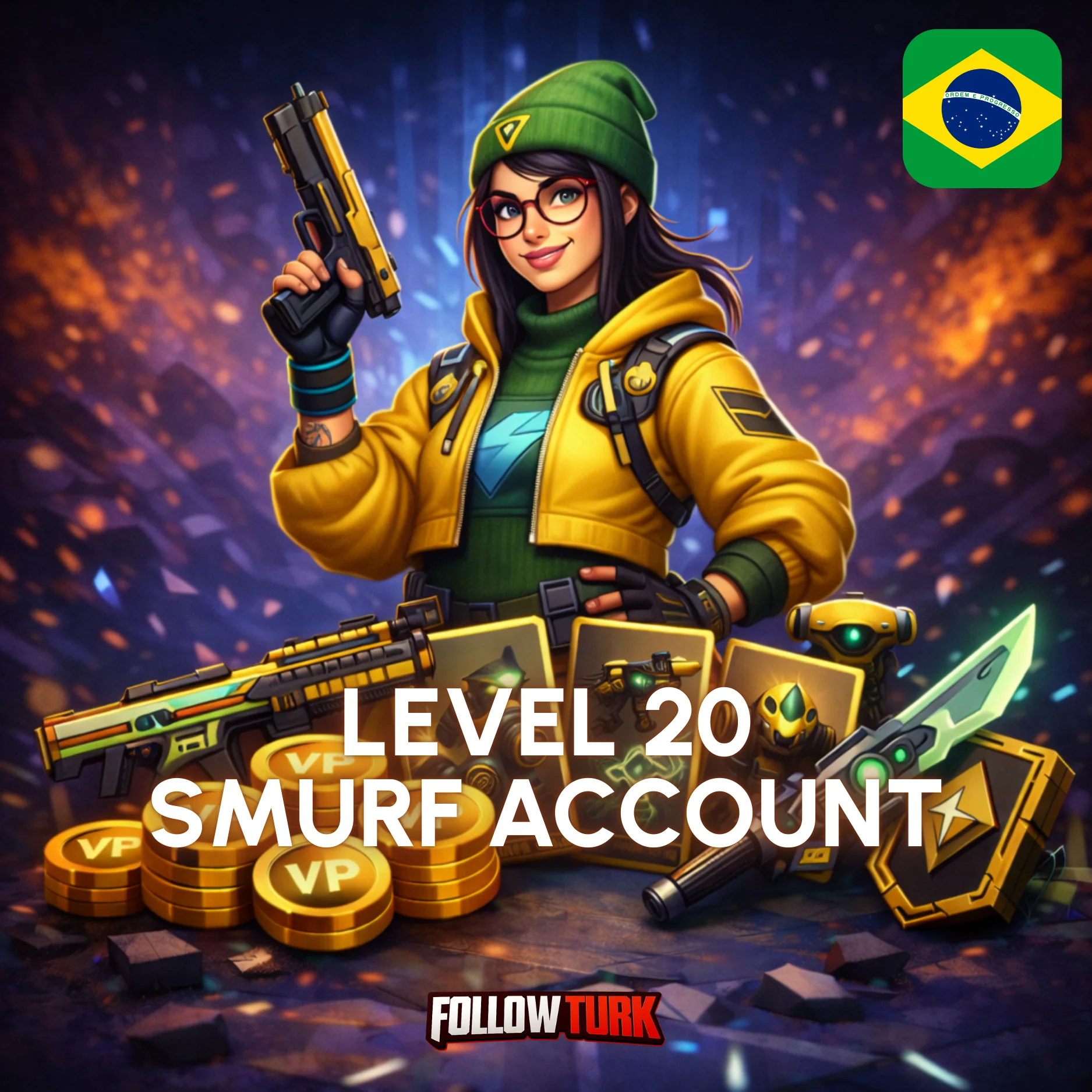 Conta Smurf do Brasil (BR) - FollowTurk