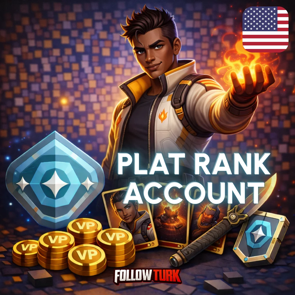 Conta Platina NA - Valorant Ranqueada - FollowTurk