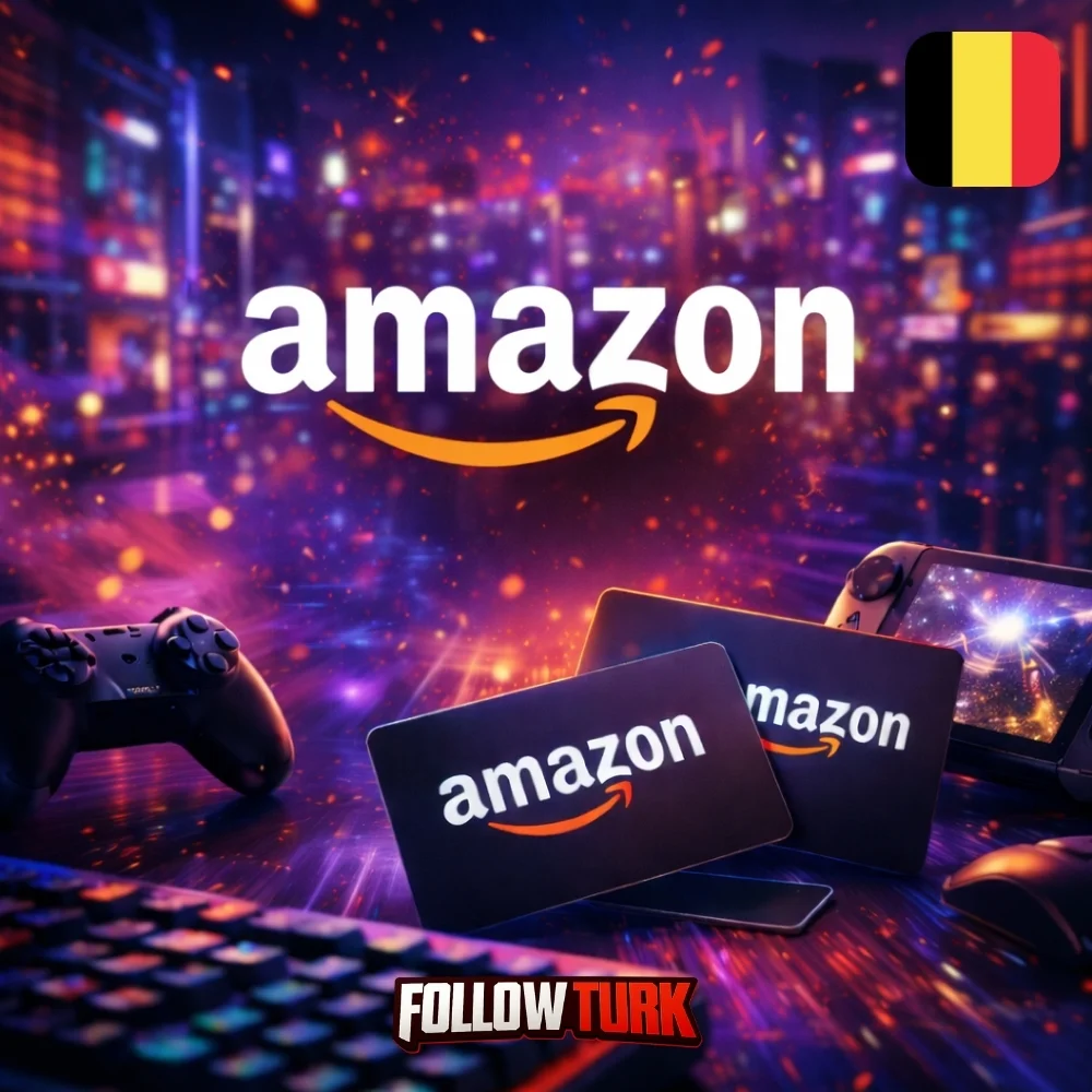 Cartão Presente Amazon Bélgica em EUR - FollowTurk