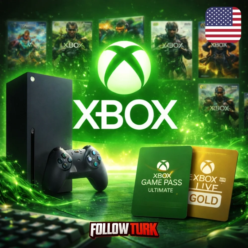 Xbox EUA - Gift Card em USD - FollowTurk