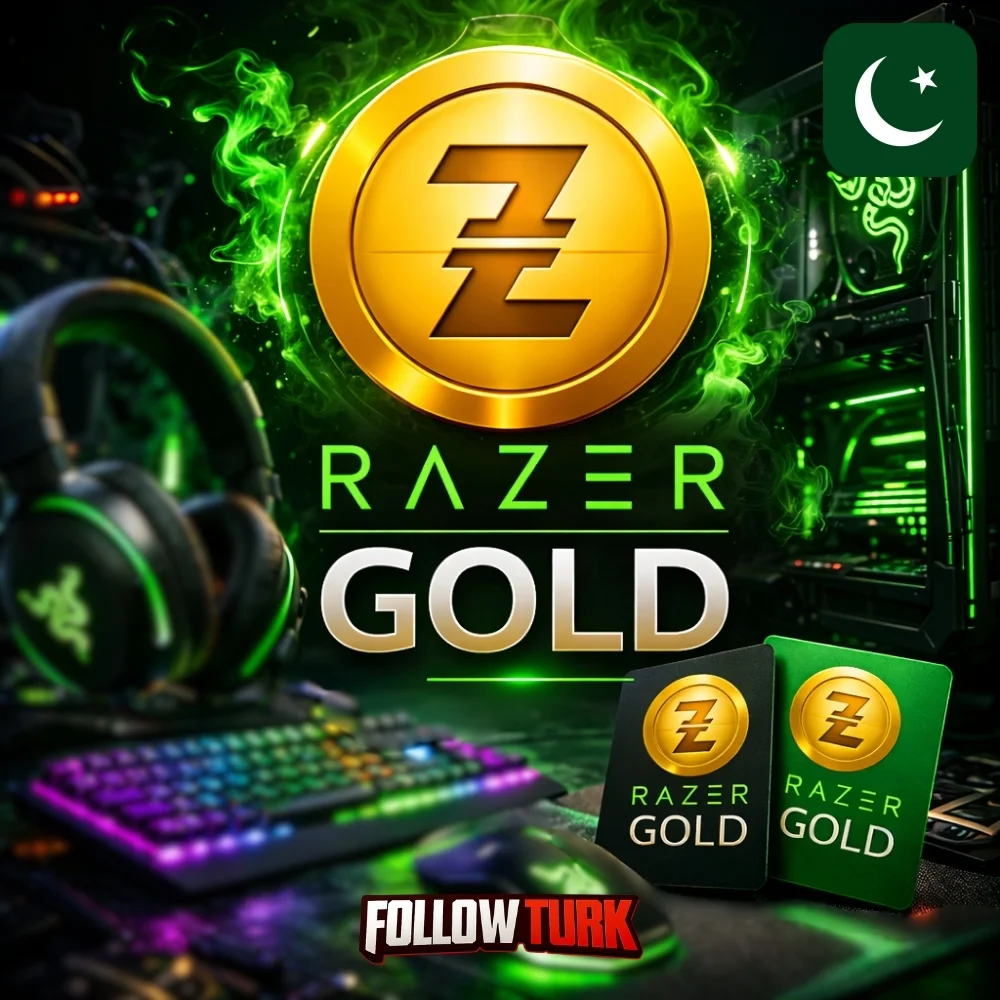 Razer Gold Paquistão - PKR - FollowTurk