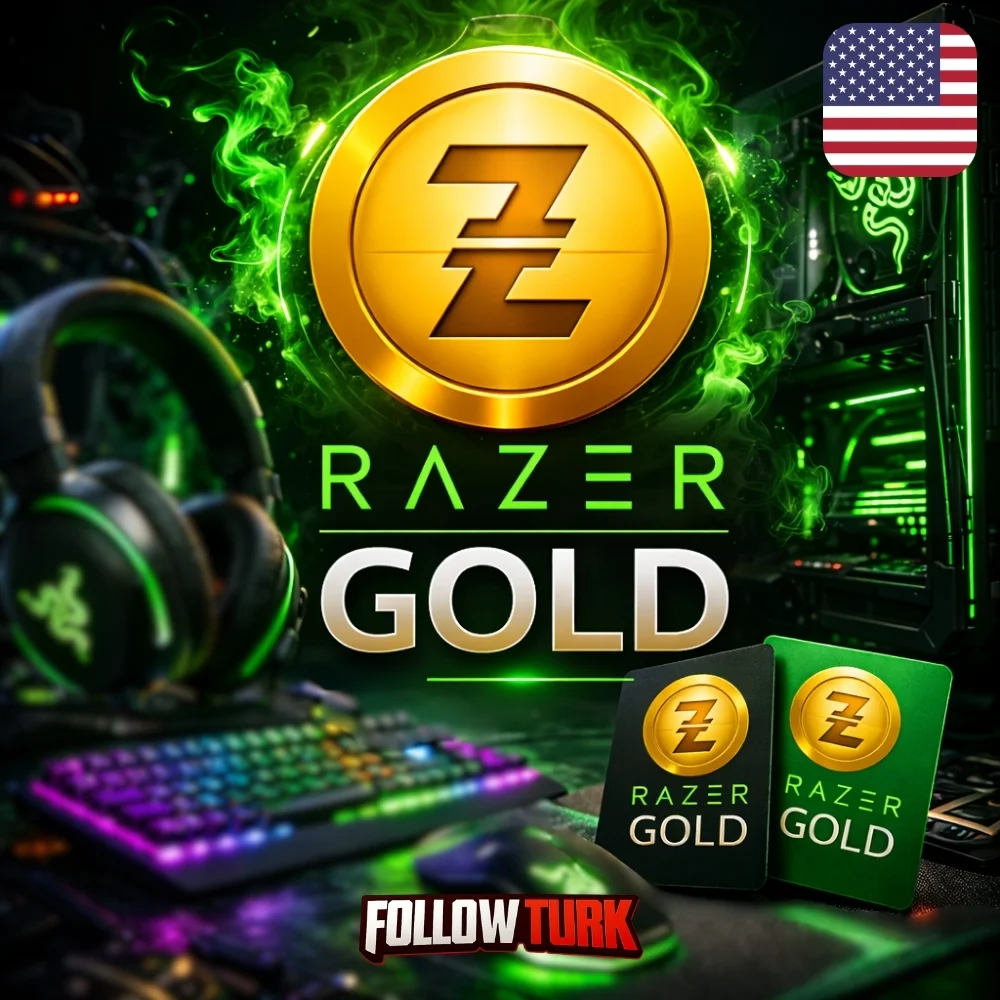 Razer Gold EUA - USD - FollowTurk