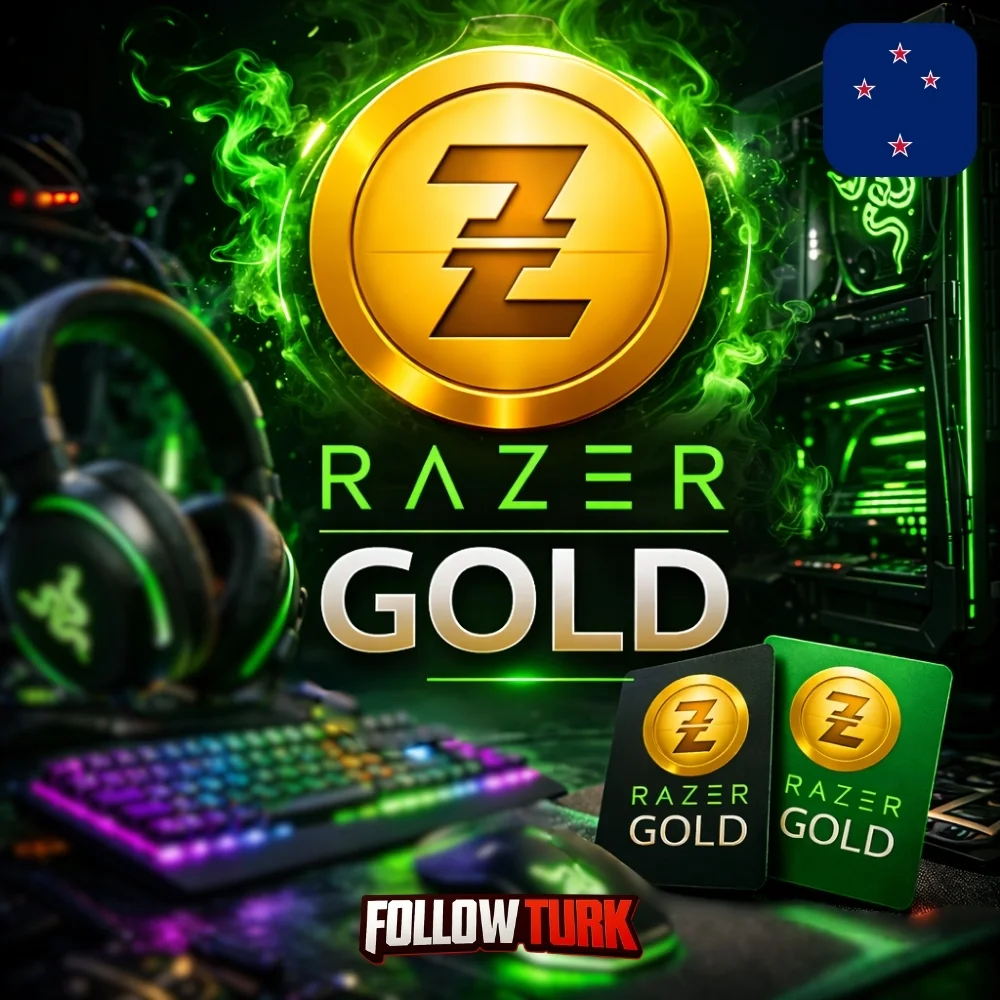 Razer Gold Nova Zelândia - NZD - FollowTurk