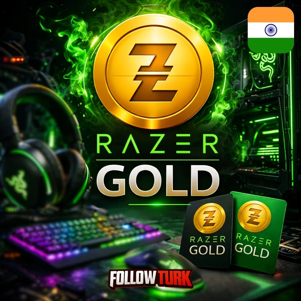 Razer Gold Índia - INR - FollowTurk