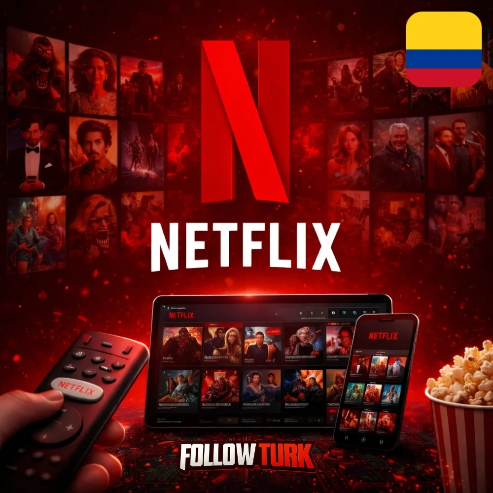 Netflix Colômbia - Gift Card em COP - FollowTurk