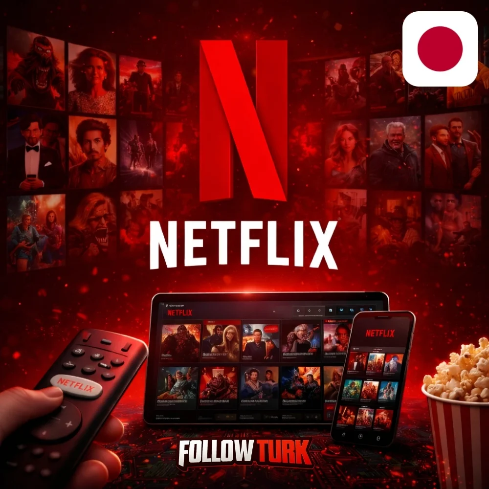 Netflix Japão - Cartão Presente em JPY - FollowTurk
