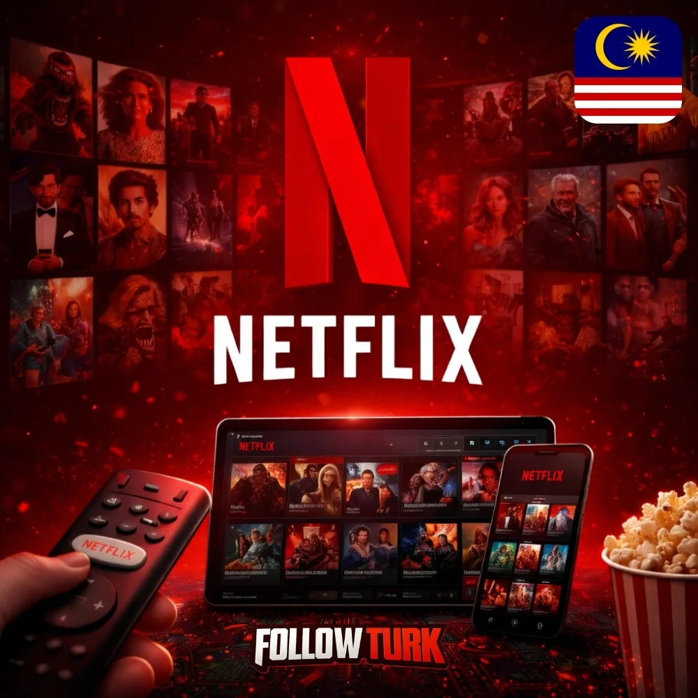 Netflix Malásia - Gift Card em MYR - FollowTurk