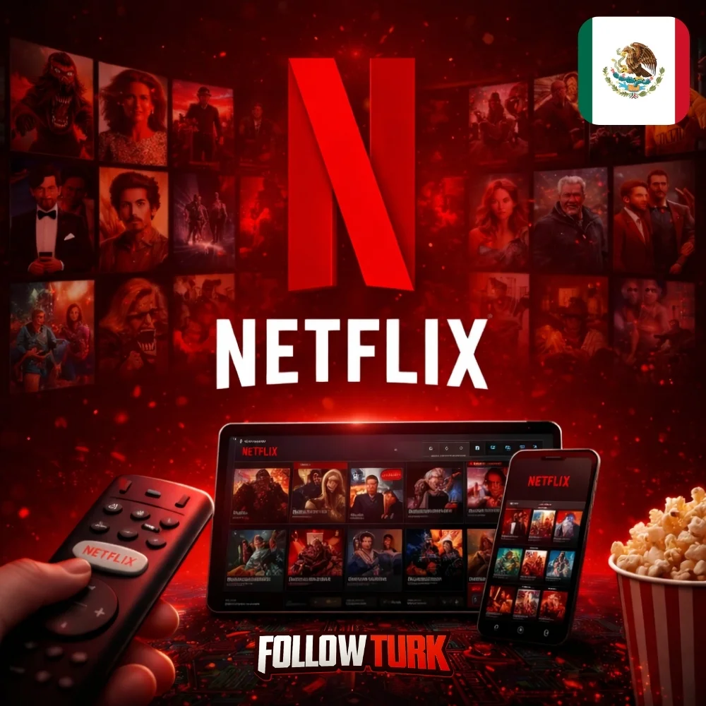 Netflix México - Cartão Presente em MXN - FollowTurk