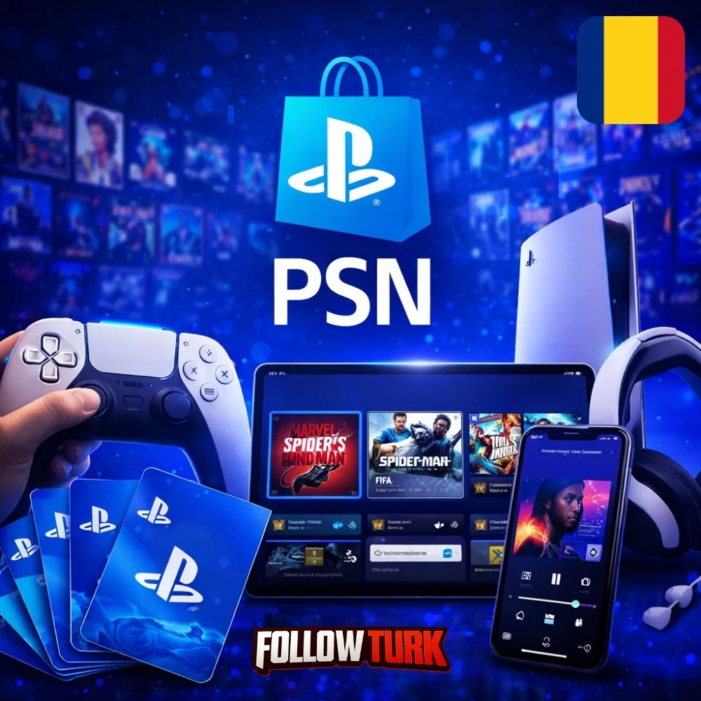PlayStation Romênia - PSN Card - FollowTurk