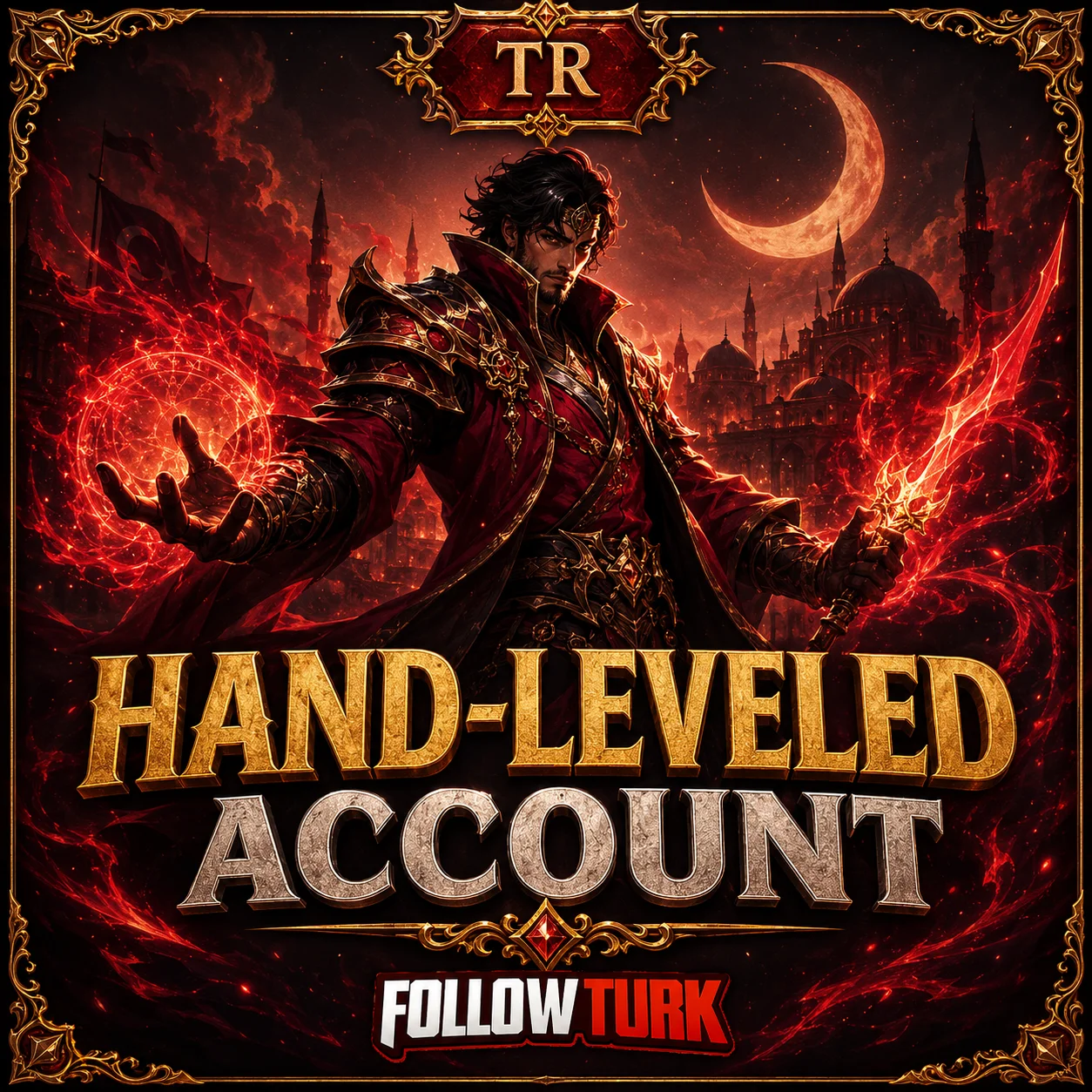 Conta de Legend Nivelada Manualmente (TR) - FollowTurk