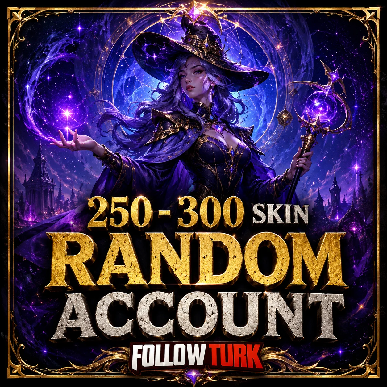 Conta Legend Aleatória com 250 a 300 Skins - FollowTurk