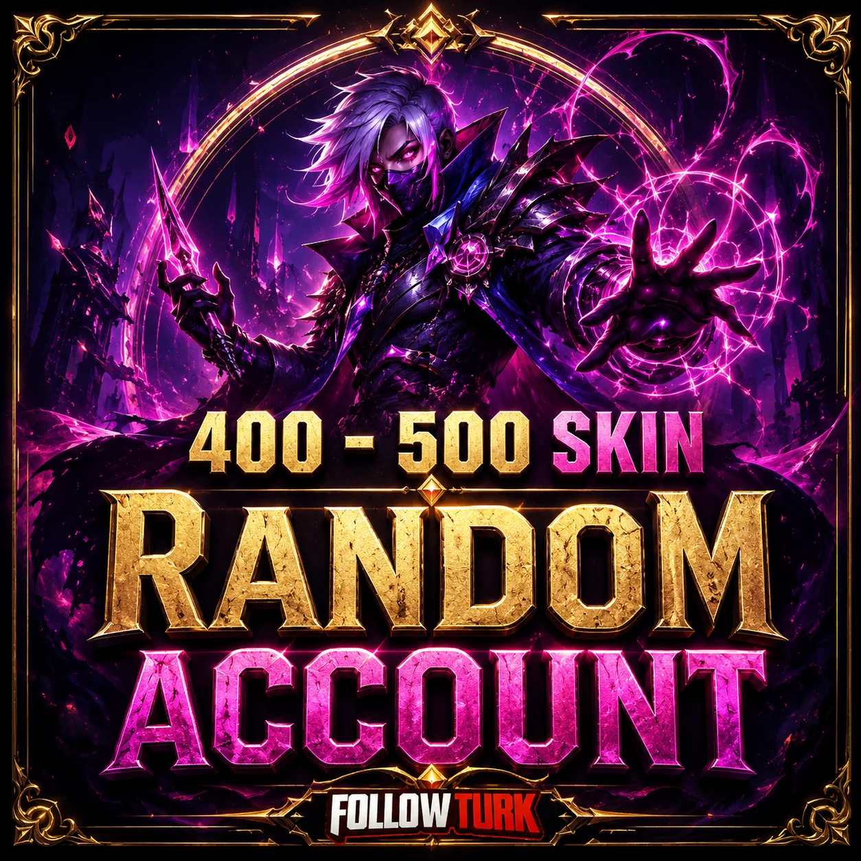 Conta Legend Aleatória com 400–500 Skins - FollowTurk