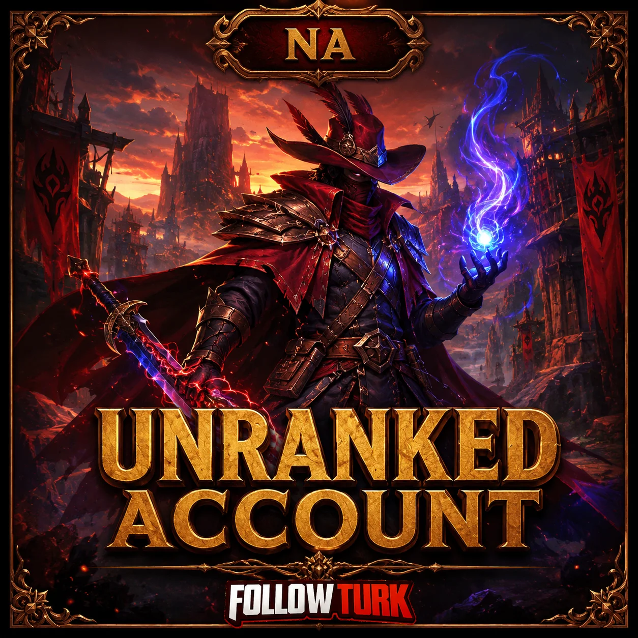 Conta NA Não Ranqueada - FollowTurk
