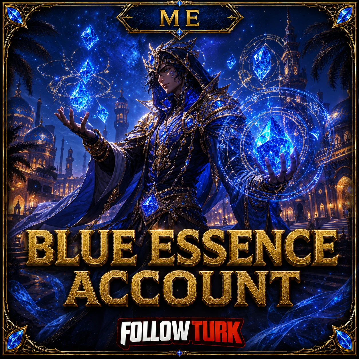 Conta de Essência Azul (ME) - FollowTurk
