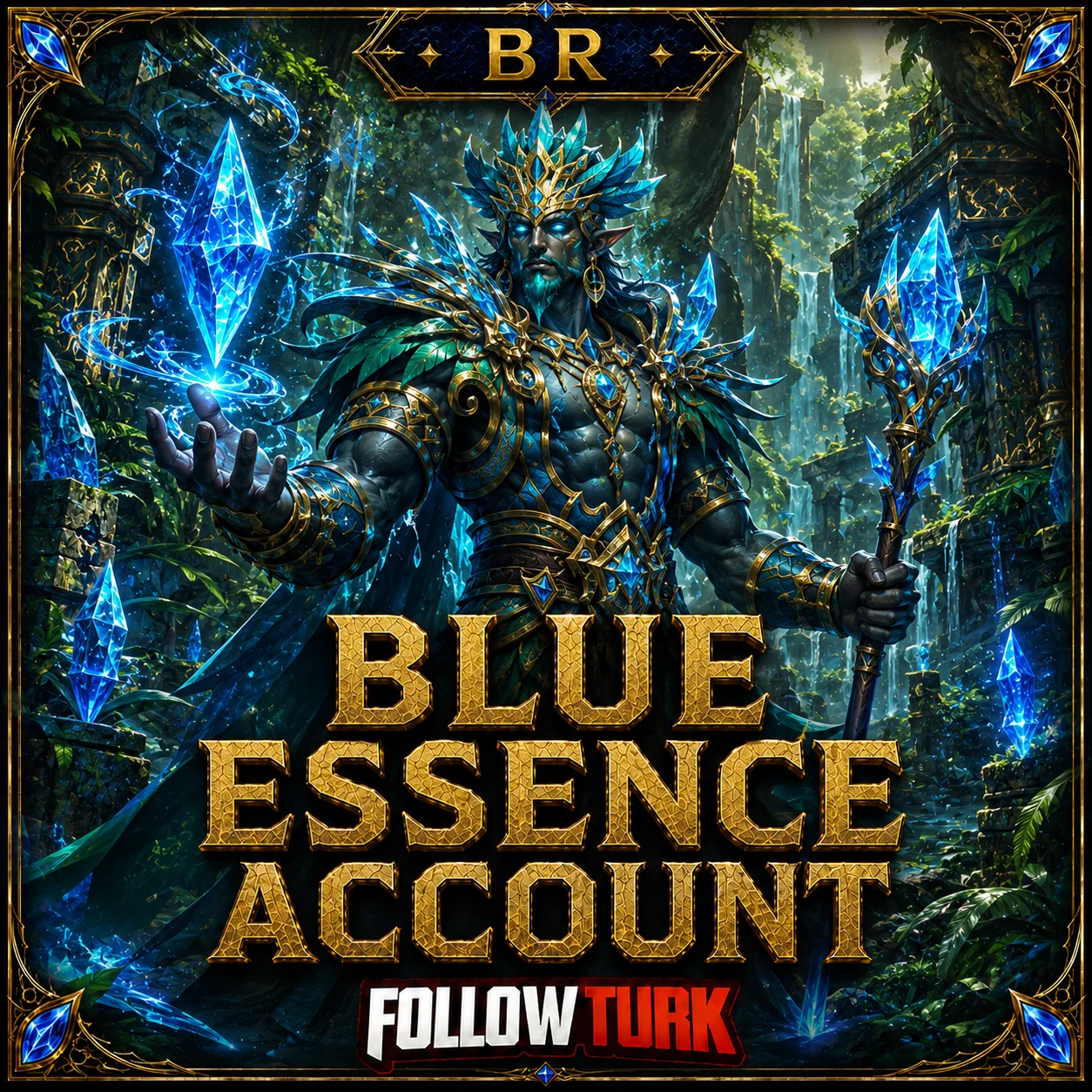 Conta de Essência Azul (BR) - FollowTurk