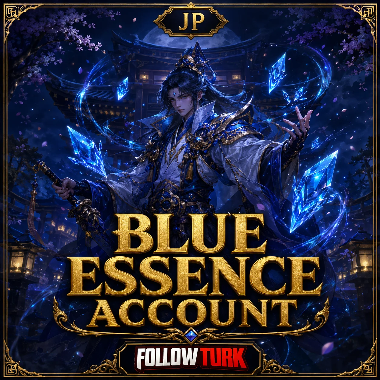 Conta JP com Essência Azul - FollowTurk