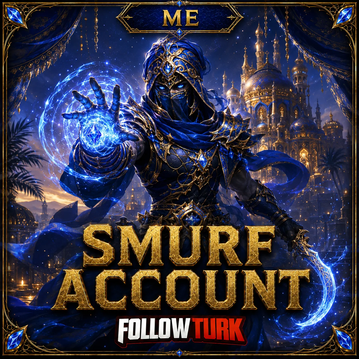 Conta Smurf ME - FollowTurk