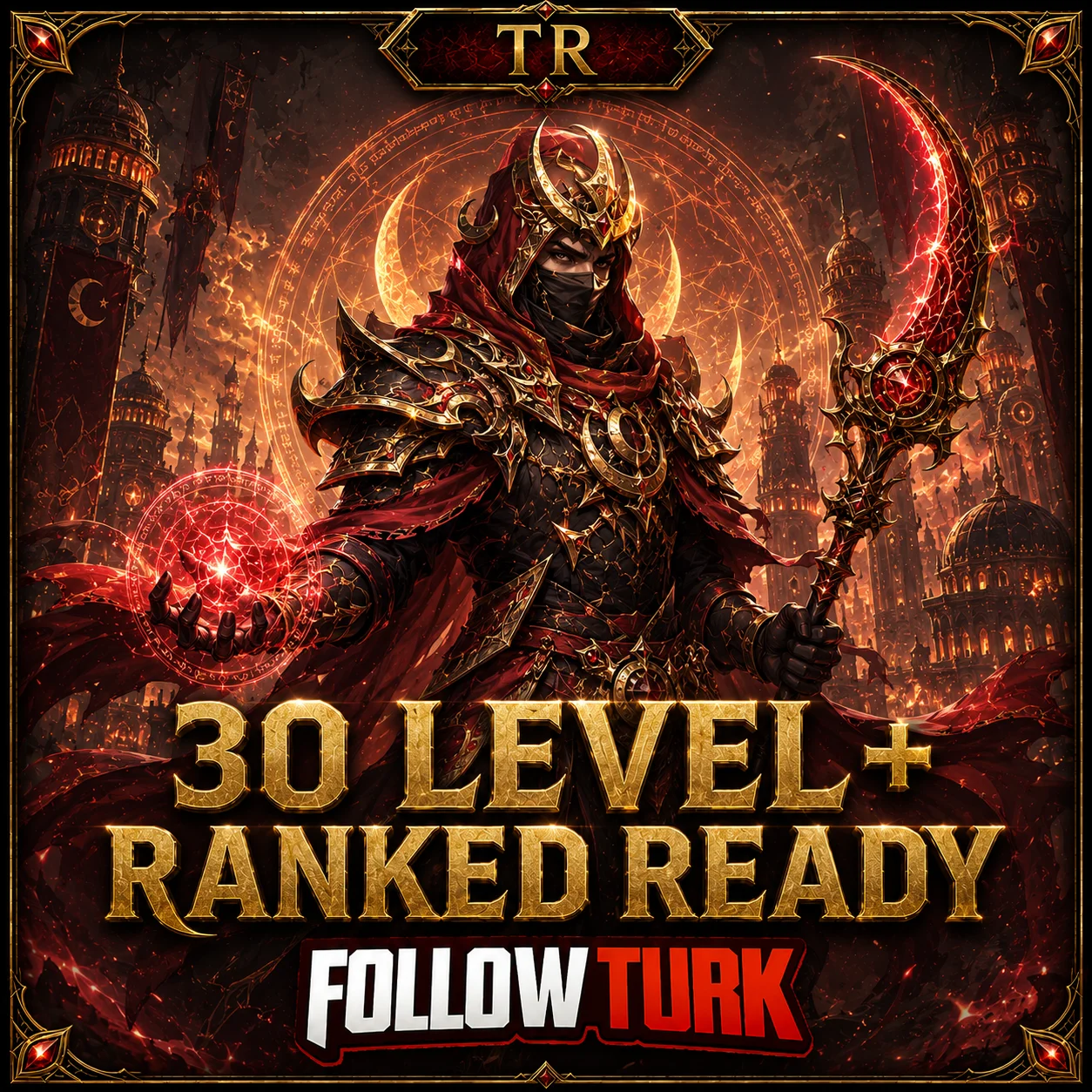 TR - 30 Level+ Pronto para Ranked - FollowTurk