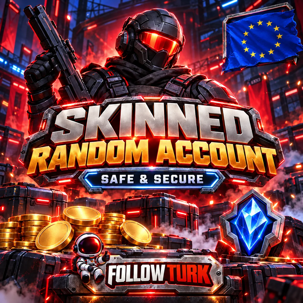 Conta Aleatória com Skins Valo EU - Acesso Total - FollowTurk