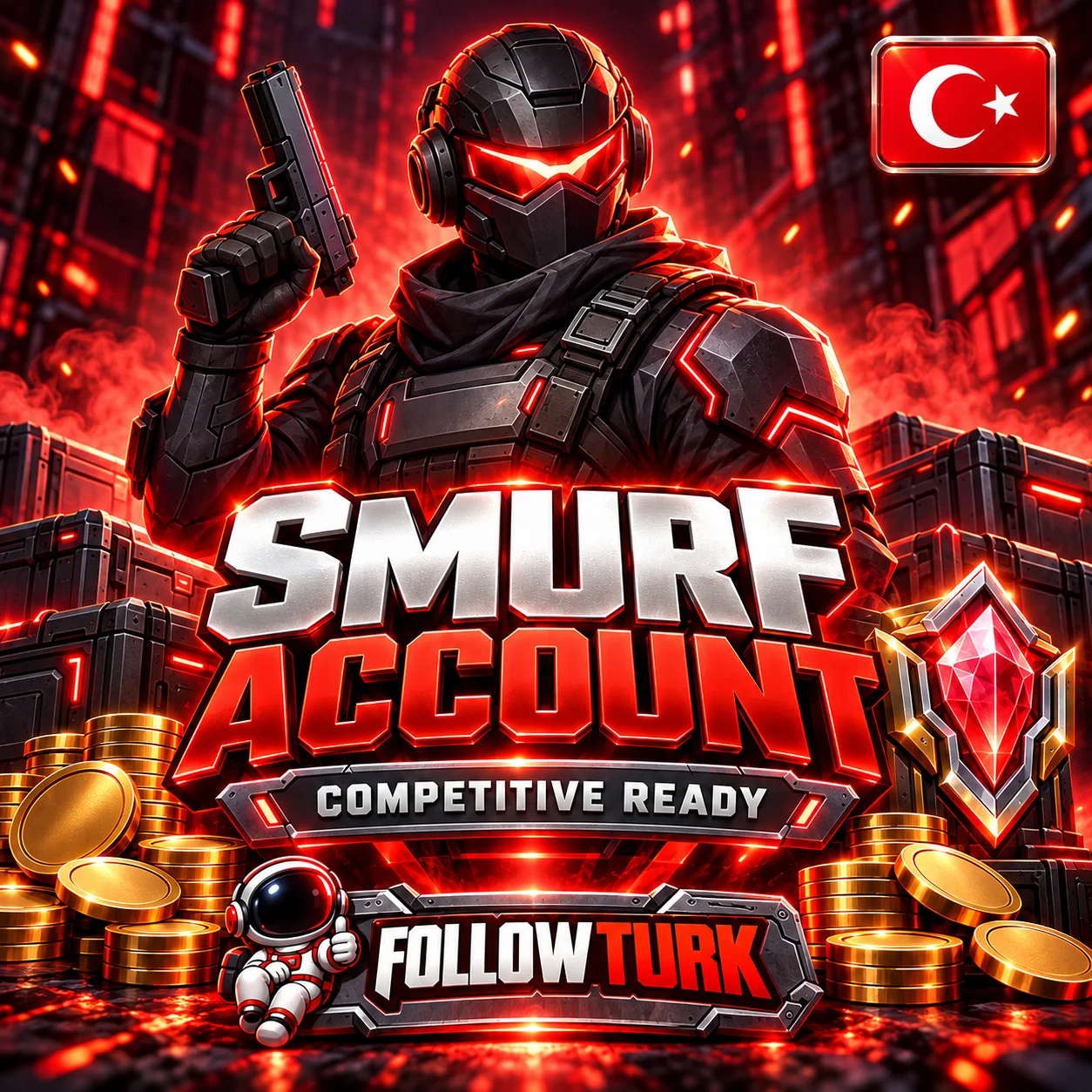Conta Smurf da Turquia (TR) - FollowTurk