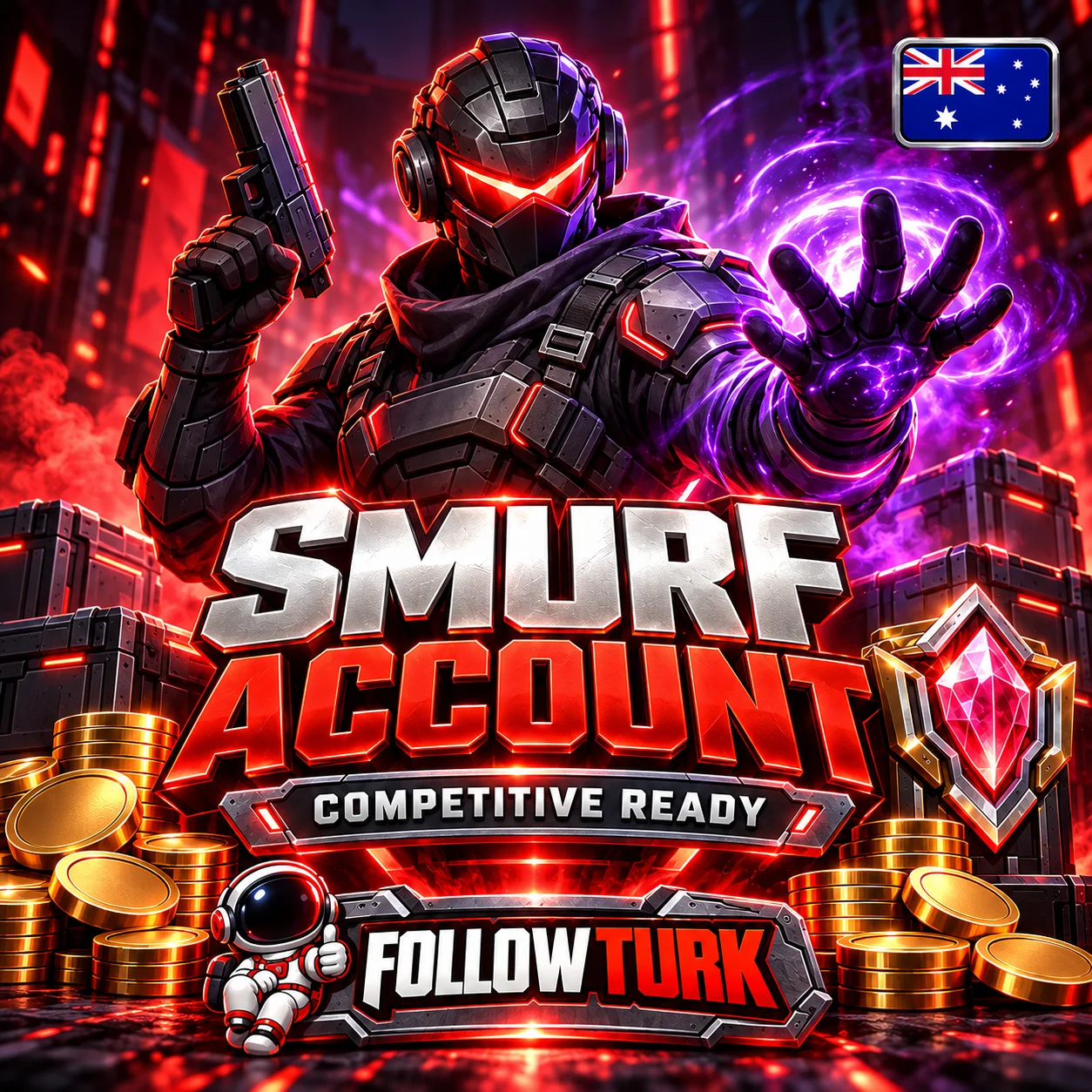 Conta Smurf Valo Ásia-Pacífico (AP) - FollowTurk