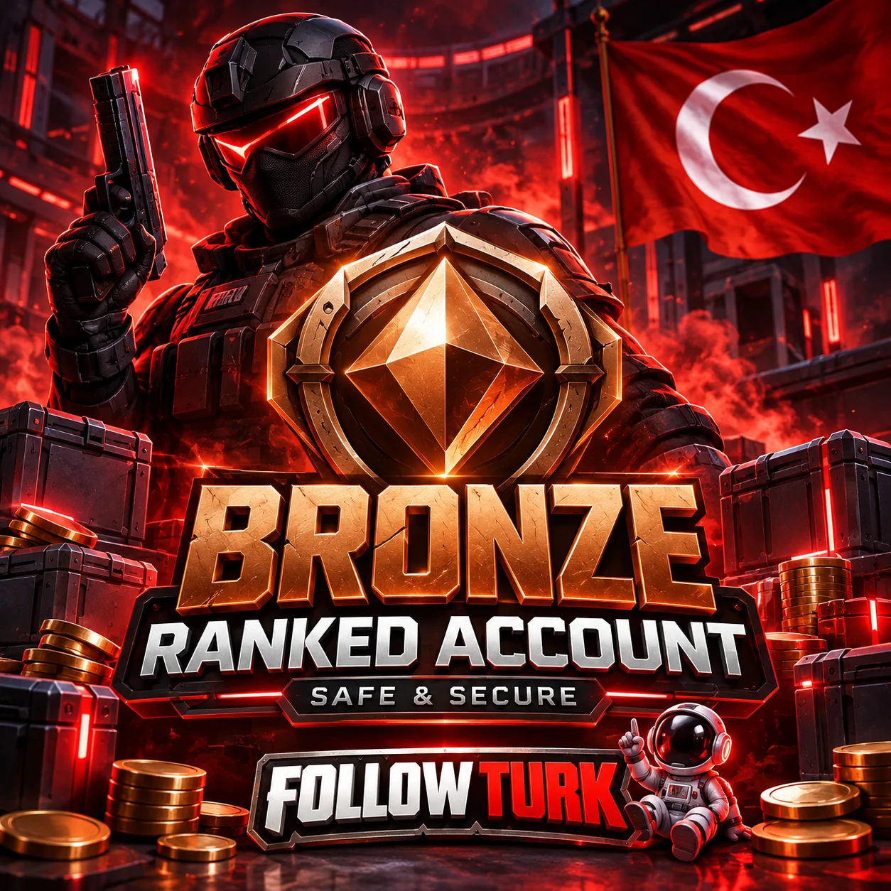 Turquia - Conta Bronze TR - FollowTurk