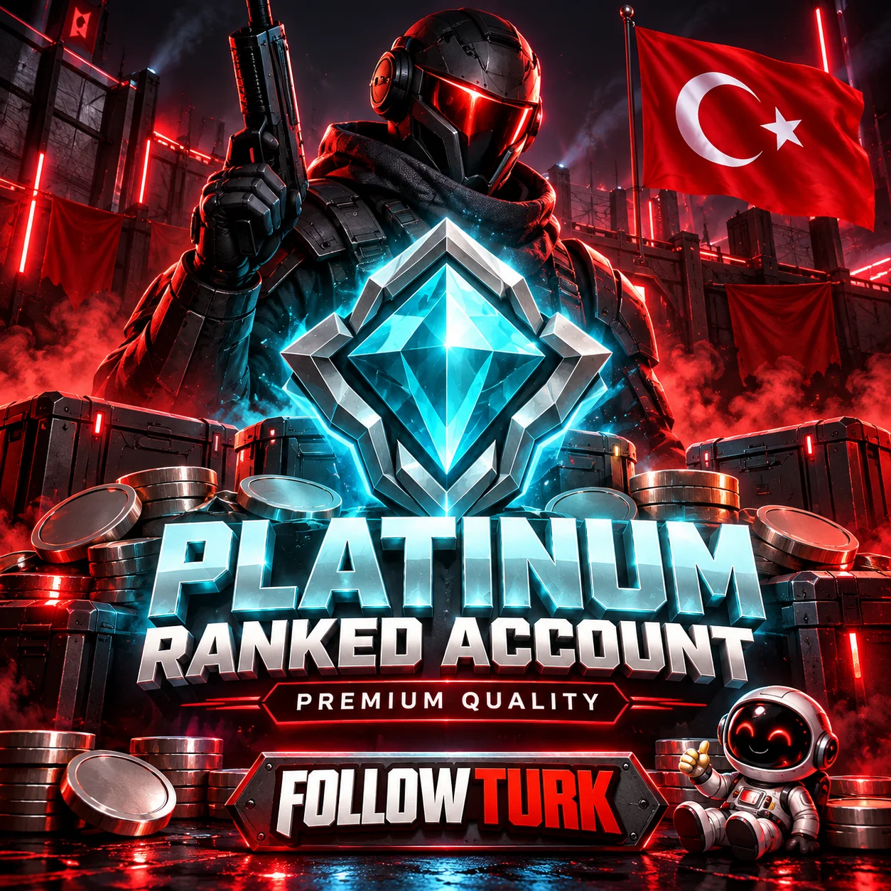 Turquia - Conta TR Platinum - FollowTurk
