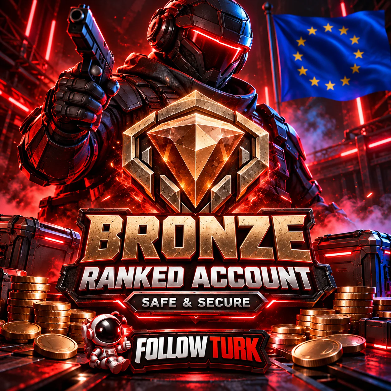 Europa - Conta Bronze EU - FollowTurk