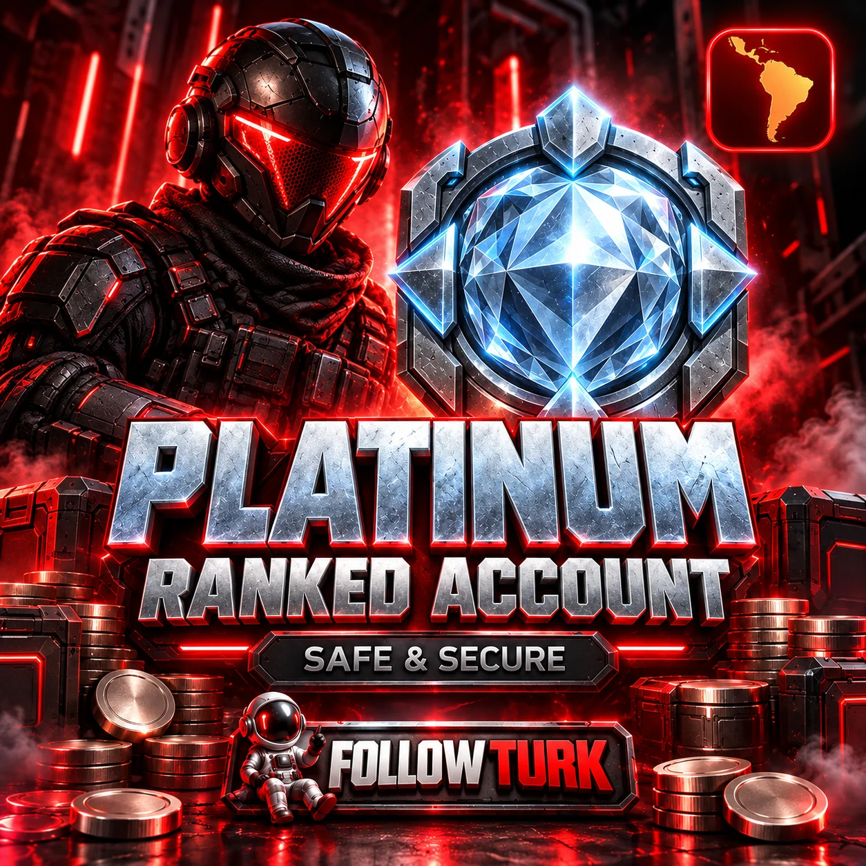América Latina - Conta Platinum LA - FollowTurk
