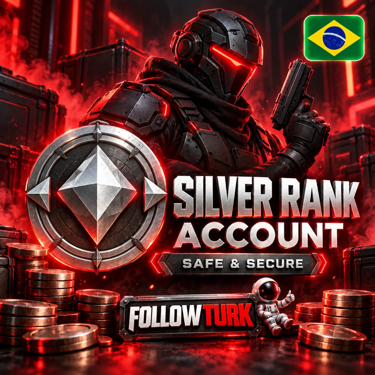 Brasil - Conta Prata BR - FollowTurk