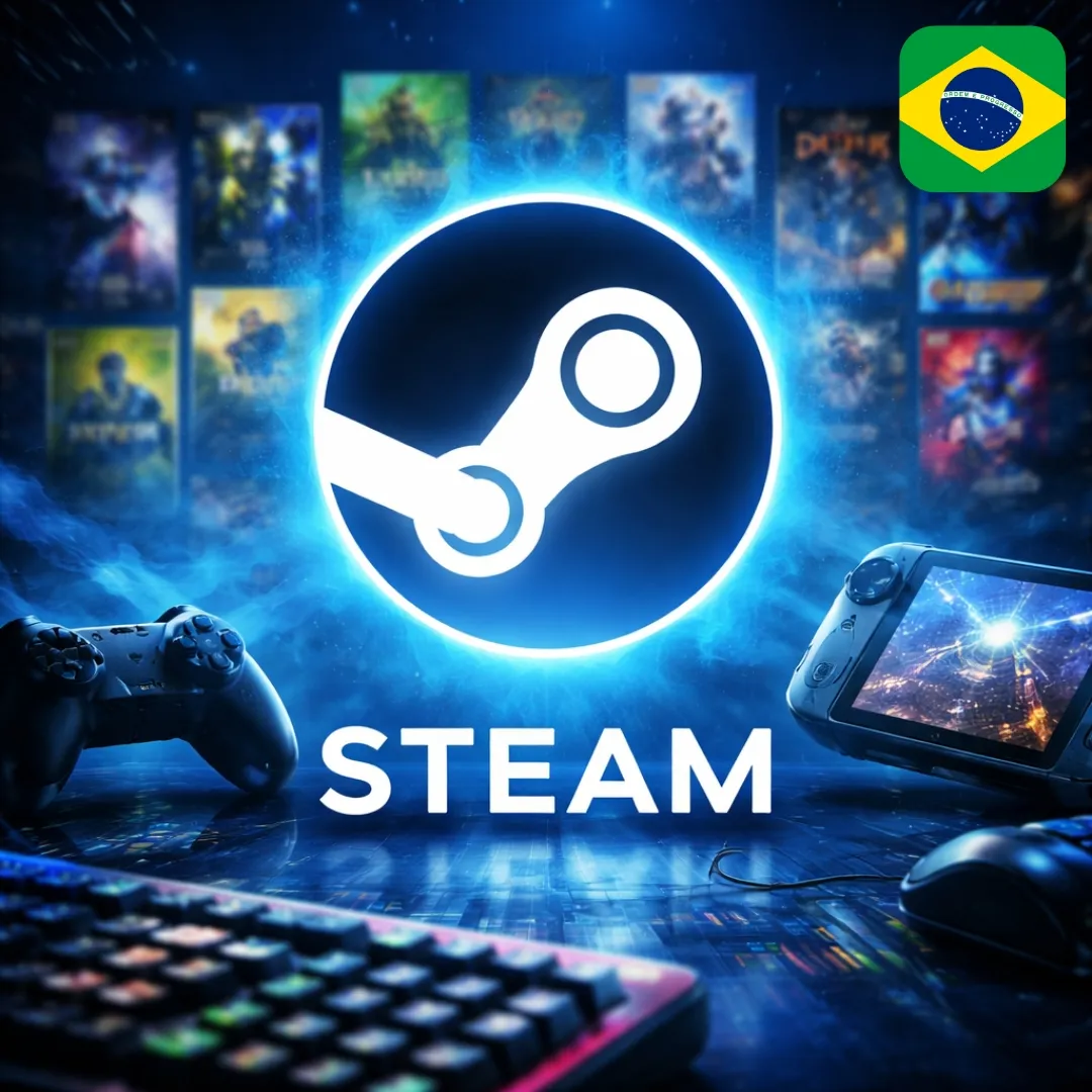 Steam Gift Card em Reais (BRL)