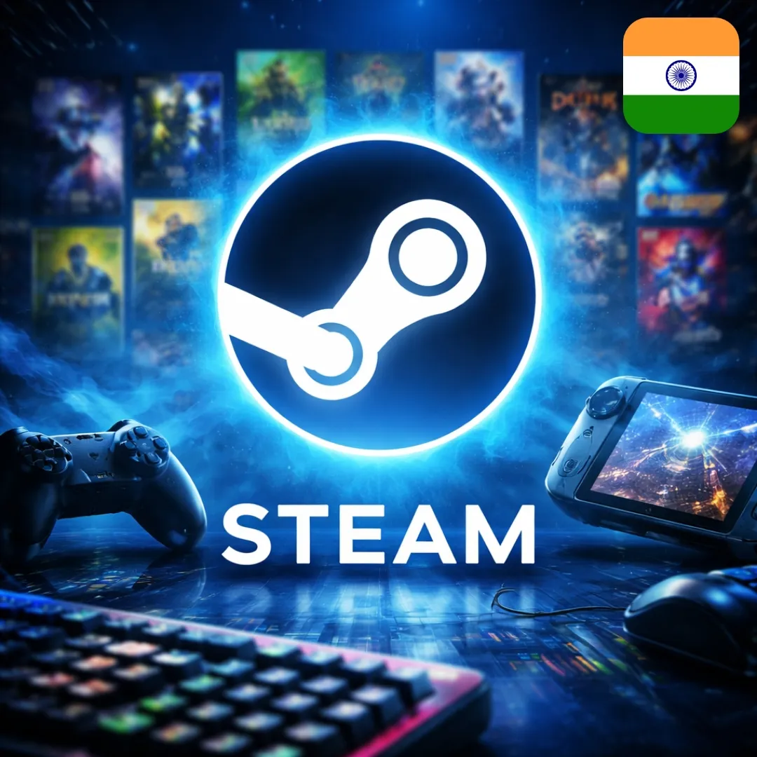 Steam - INR (Cartão Presente Índia) - FollowTurk